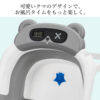 Thinkmax ベビーバス 折りたたみ式 湯温計 バスタブ お風呂 赤ちゃん ベビー用品 グレー/ピンク - 画像 (12)