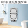 Thinkmax ベビーバス 折りたたみ式 湯温計 バスタブ お風呂 赤ちゃん ベビー用品 グレー/ピンク - 画像 (9)
