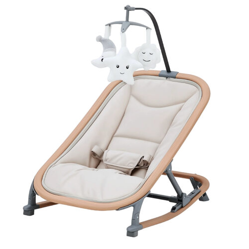 Thinkmax ベビーバウンサー 折り畳み 赤ちゃん 新生児 ゆりかご ベビー用品
