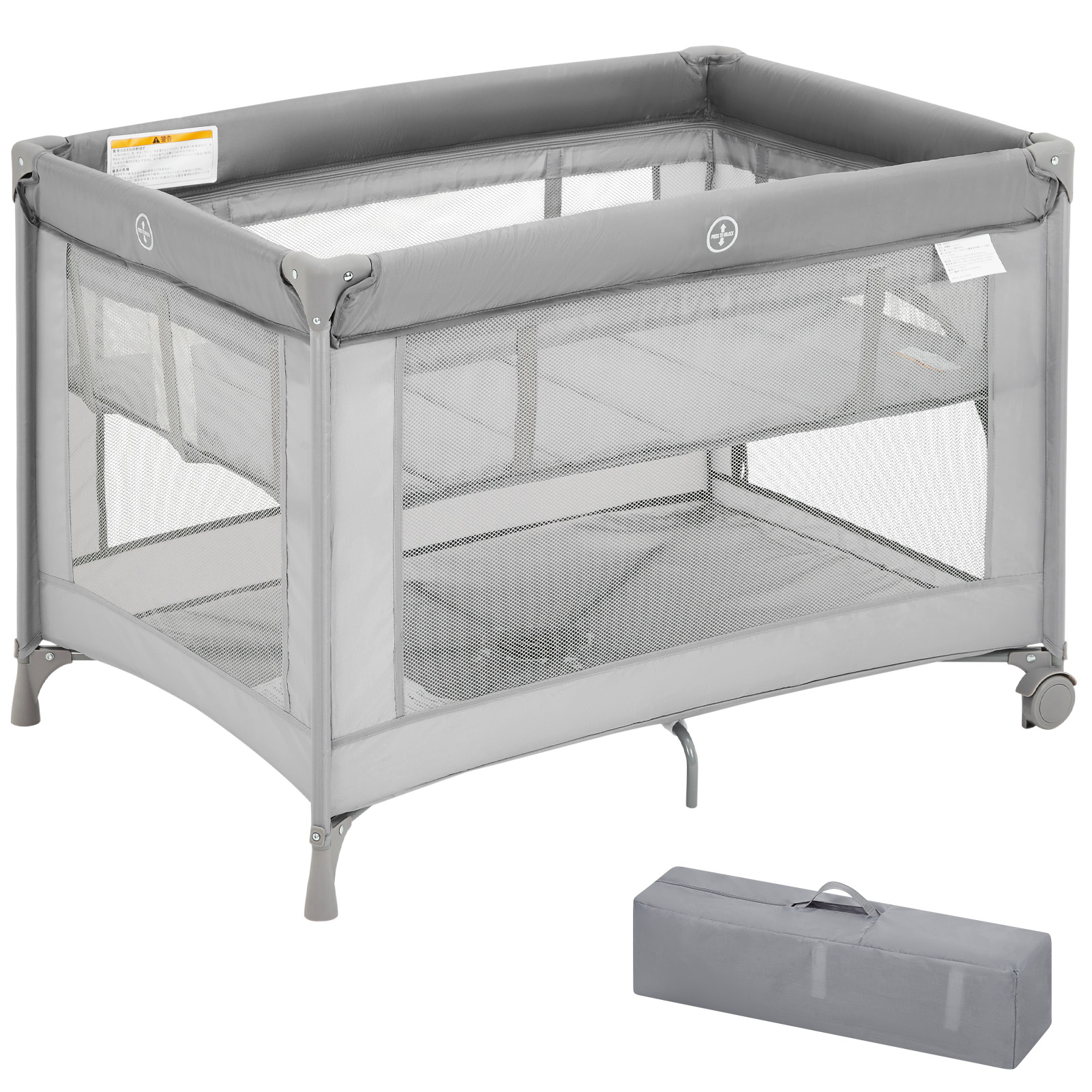 Thinkmax プレイヤード 折りたたみ 長く使える プレイヤード キャスター 持ち運び